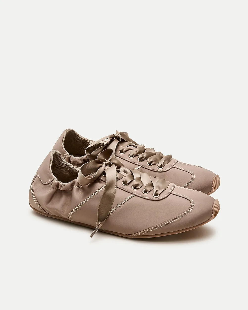 Ballet Sneakers in Satin by J.Crew