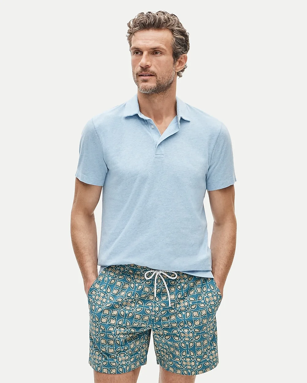 Sueded Cotton Polo Shirt by J.Crew