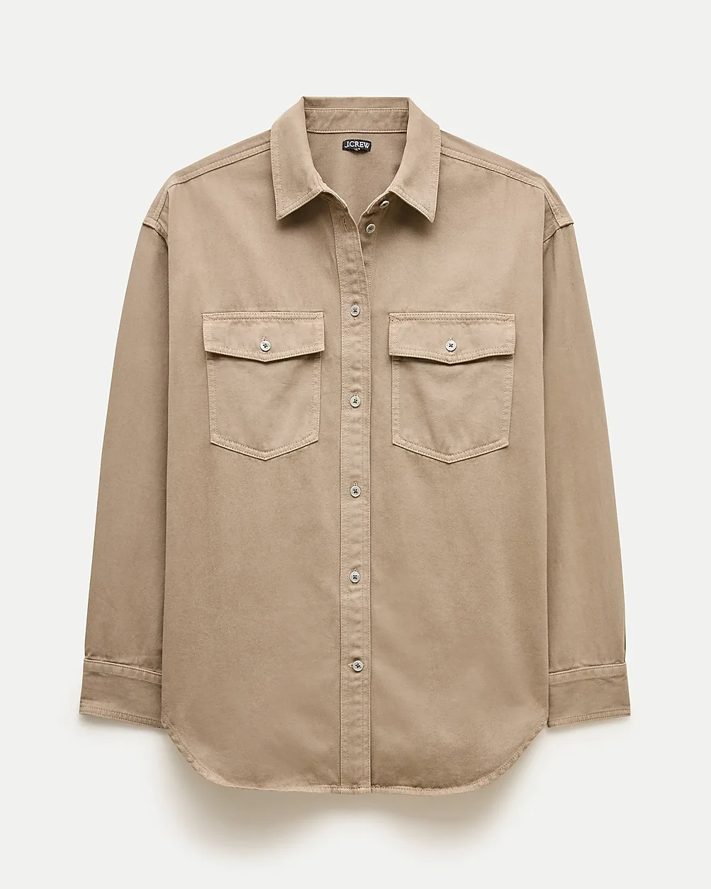 Étienne Oversized Button-Up Shirt in Cotton Twill
