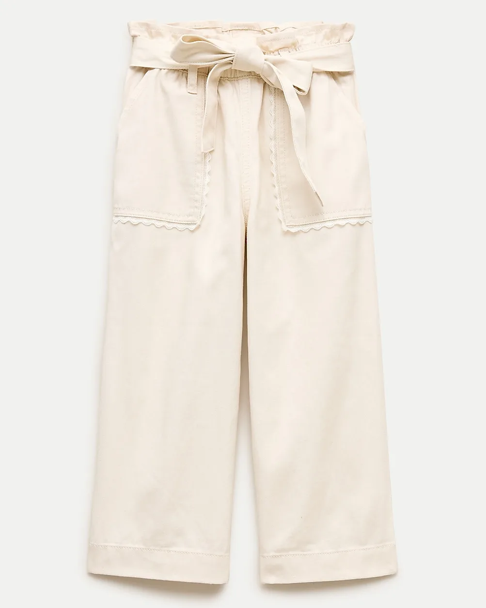 Tie-Waist Pant in Twill by J.Crew