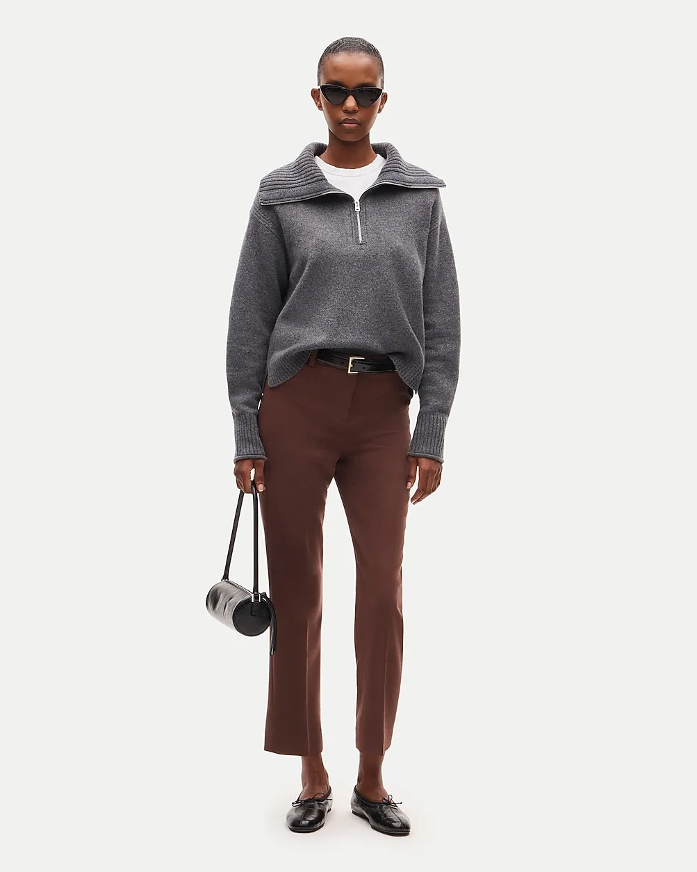 Café Pant in Four-Season Stretch by J.Crew