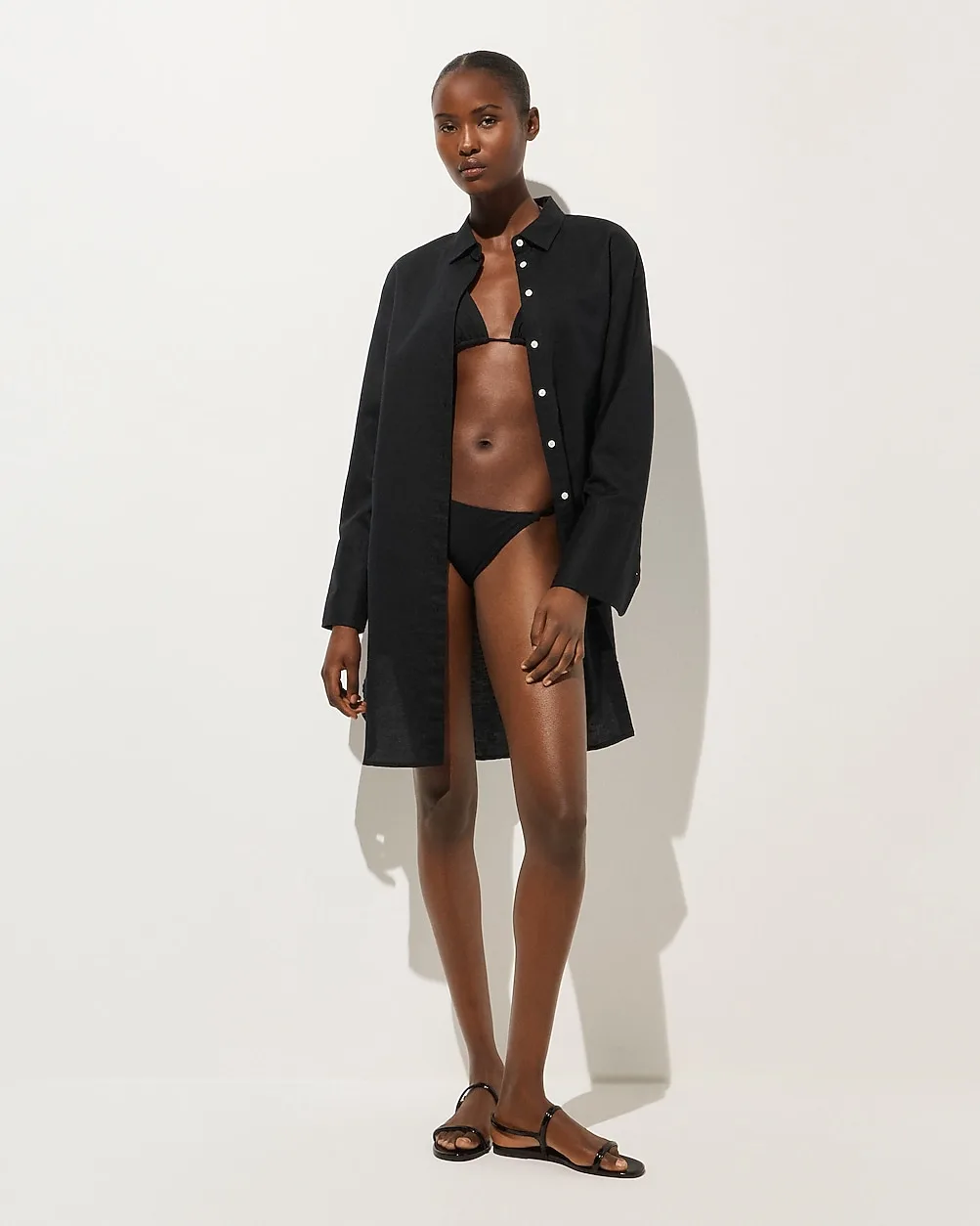 Relaxed-Fit Beach Shirt in Linen-Cotton Blend by J.Crew