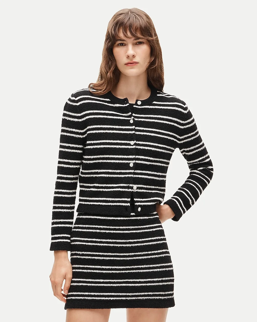 Lady Jacket in Striped Bouclé by J.Crew