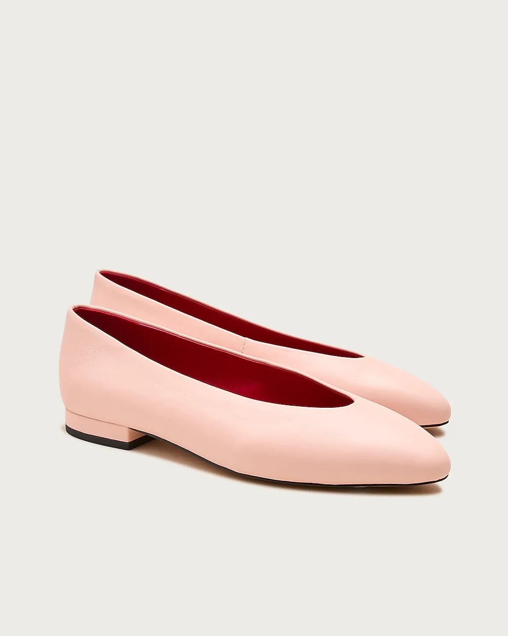 Bea Ballet Flats in Leather by J.Crew