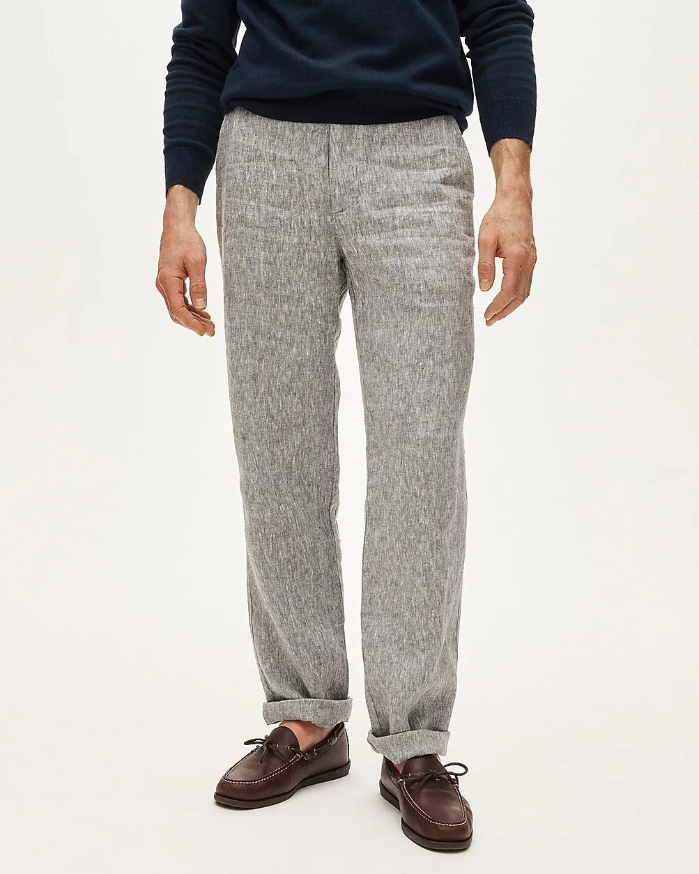 Classic-Fit Linen Trouser