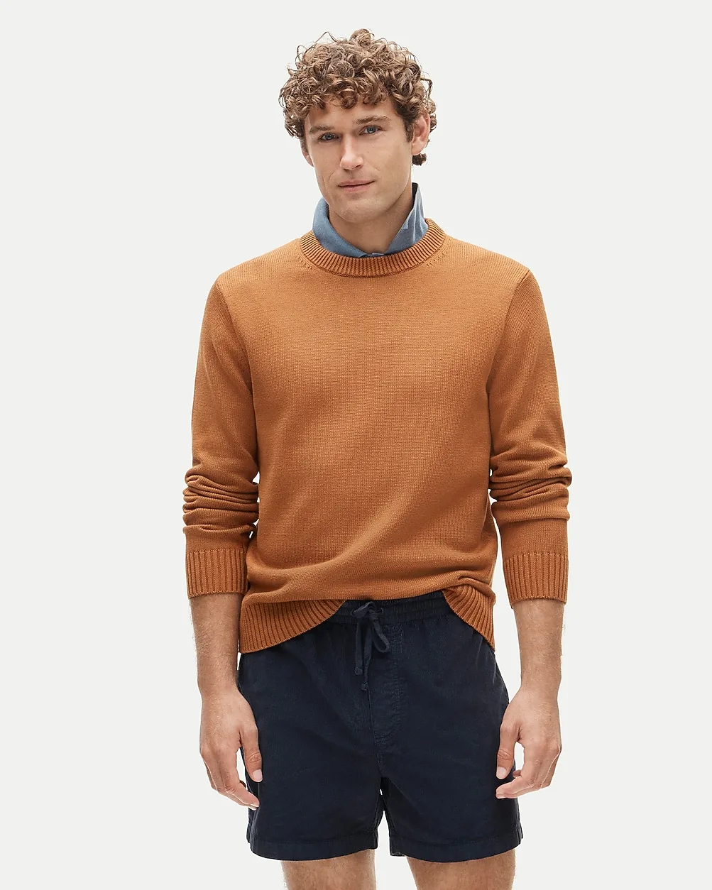 Heritage Cotton Crewneck Sweater by J.Crew