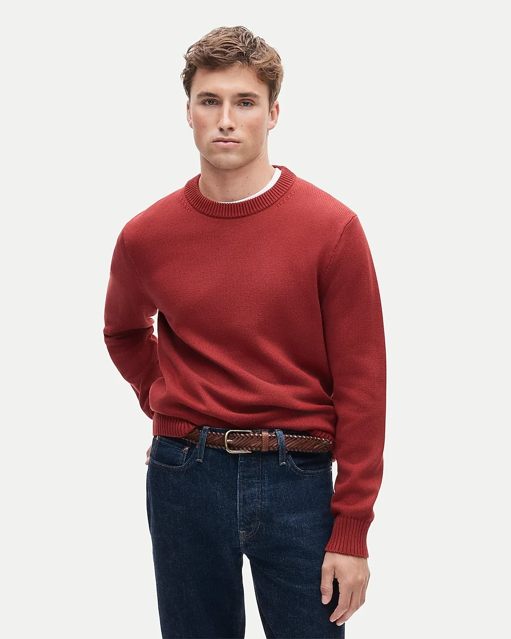 Heritage Cotton Crewneck Sweater