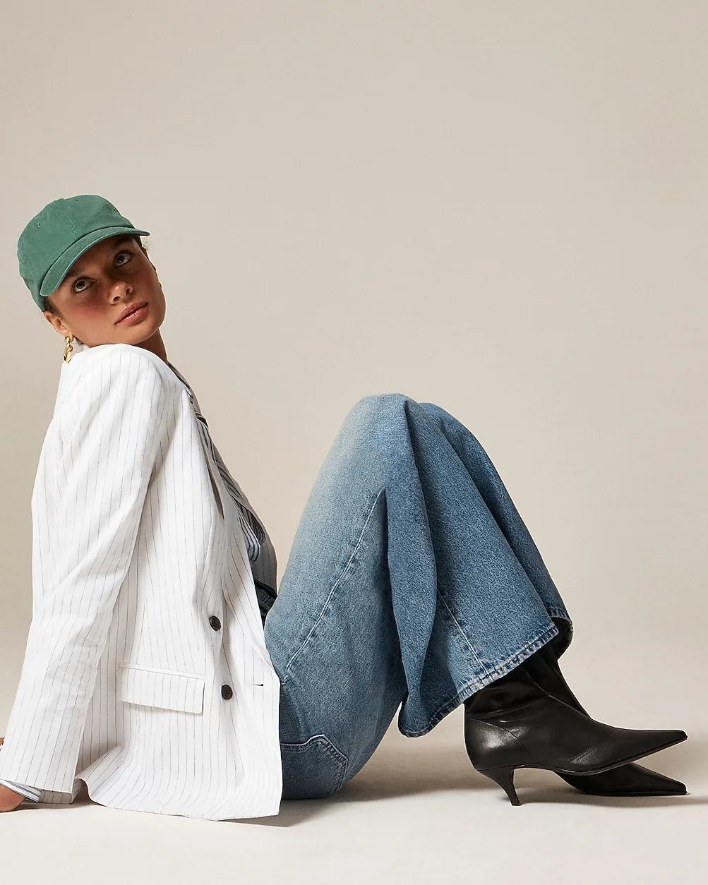 New Stevie Ankle Boots in Stretch Leather