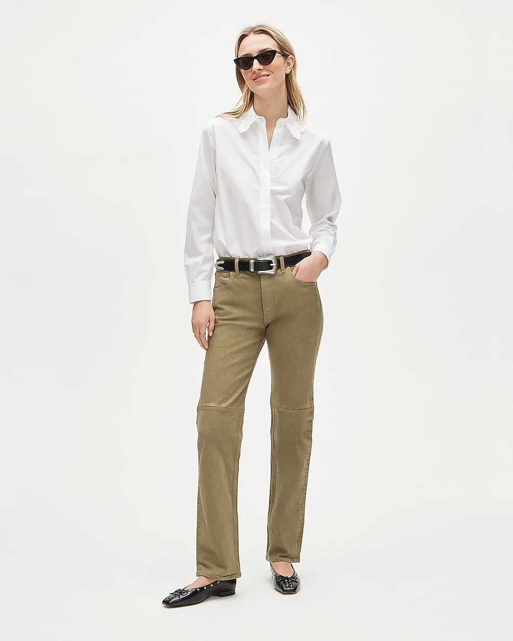 Garment-Dyed Western Straight Jean by J.Crew