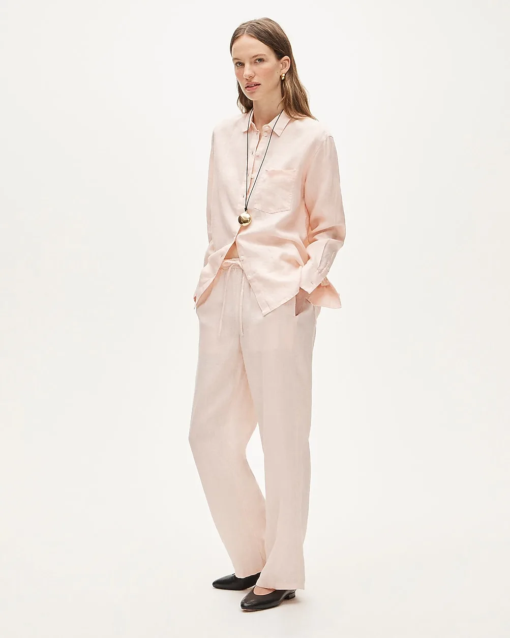 Soleil Pant in Linen by J.Crew