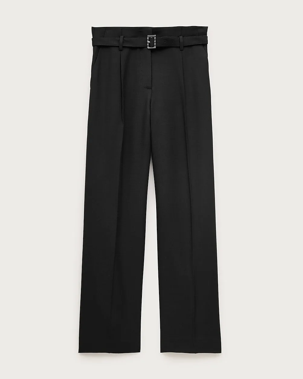 Wide-Leg Belted Pant in Luster Canvas by J.Crew