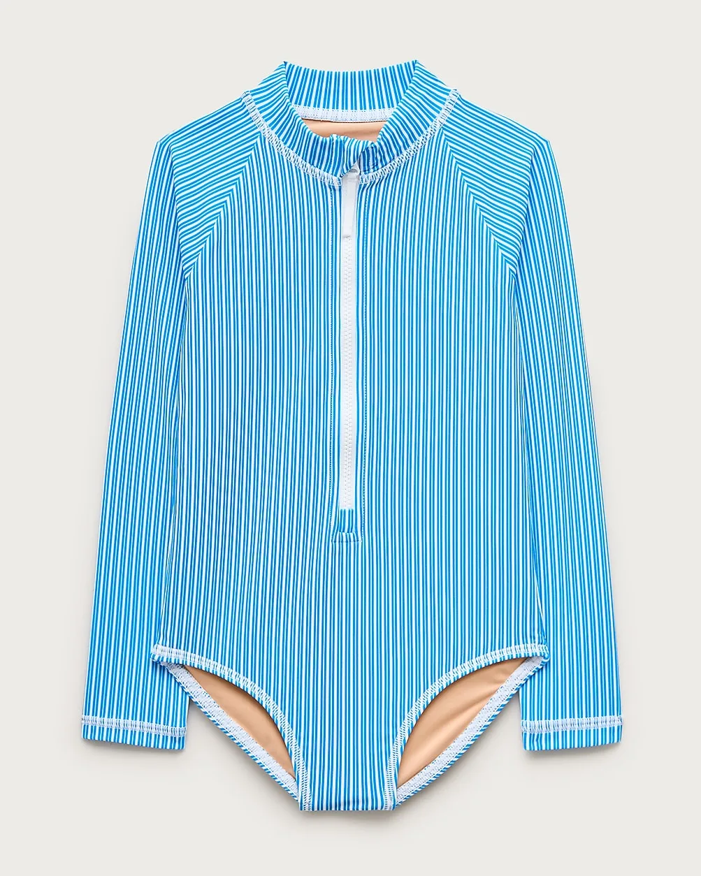 Zip-Up Rash Guard One-Piece by J.Crew