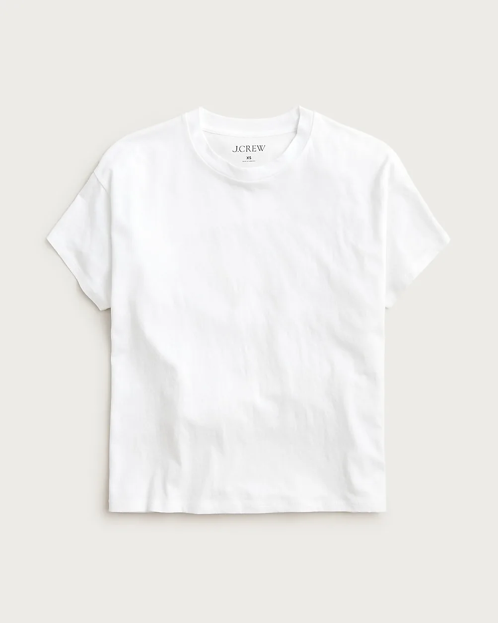 Feather Jersey Cropped T-Shirt by J.Crew