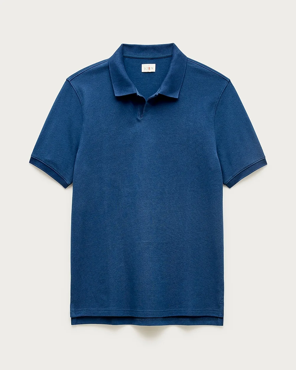 Piqué Johnny-Collar Polo Shirt by J.Crew
