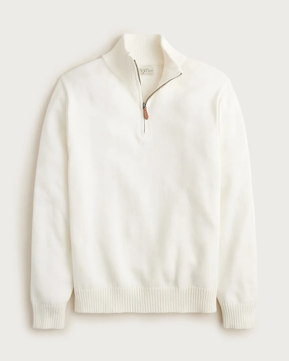 Heritage Cotton Quarter-Zip Sweater