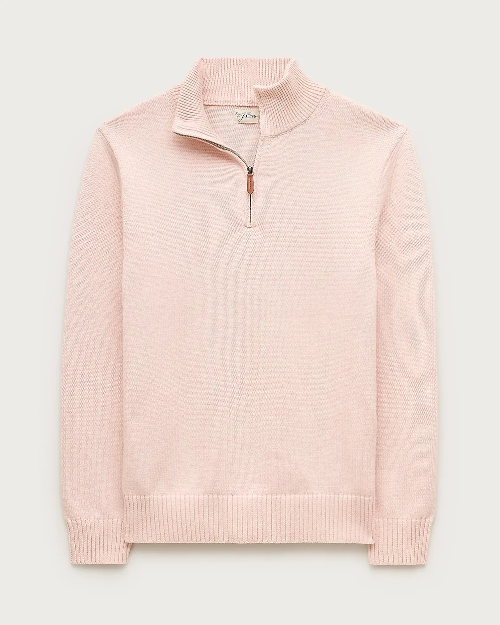 Heritage Cotton Quarter-Zip Sweater by J.Crew