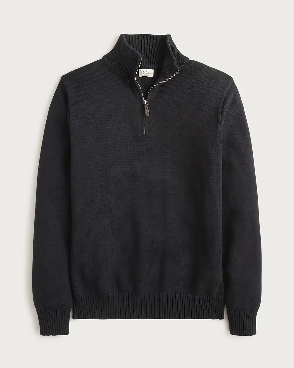Heritage Cotton Quarter-Zip Sweater