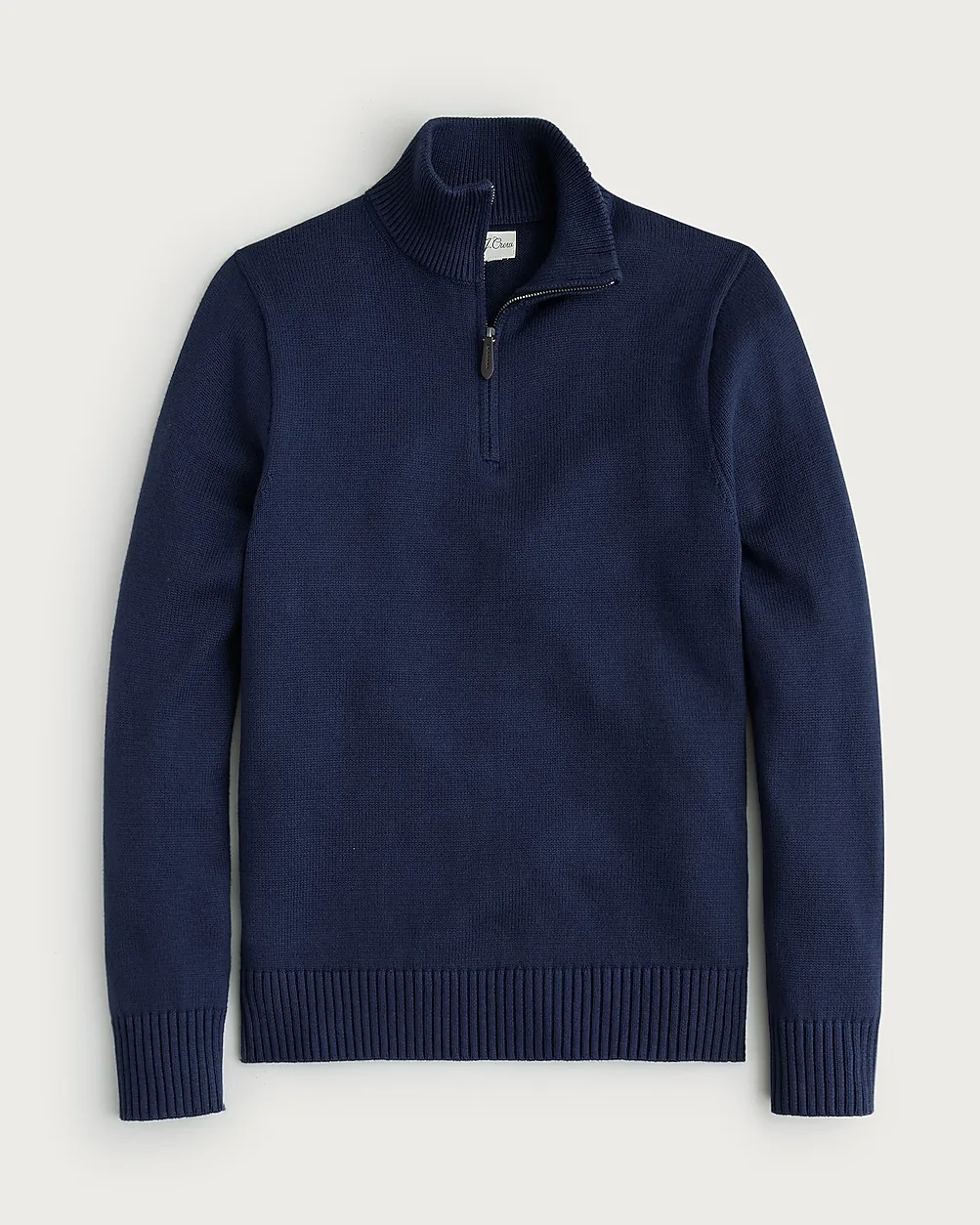 Heritage Cotton Quarter-Zip Sweater