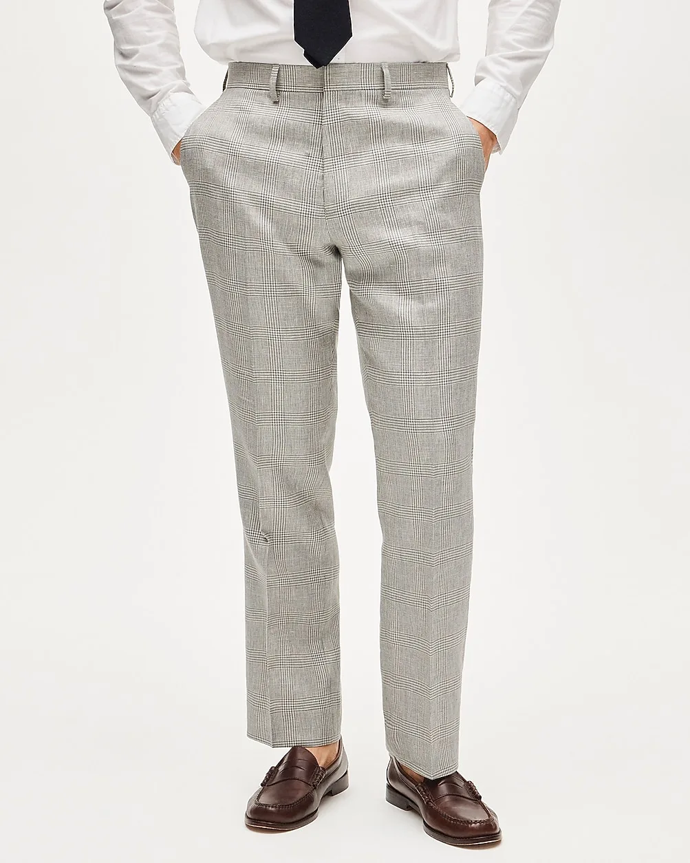 Crosby Classic-Fit Suit Pant in English Wool-Linen Blend by J.Crew