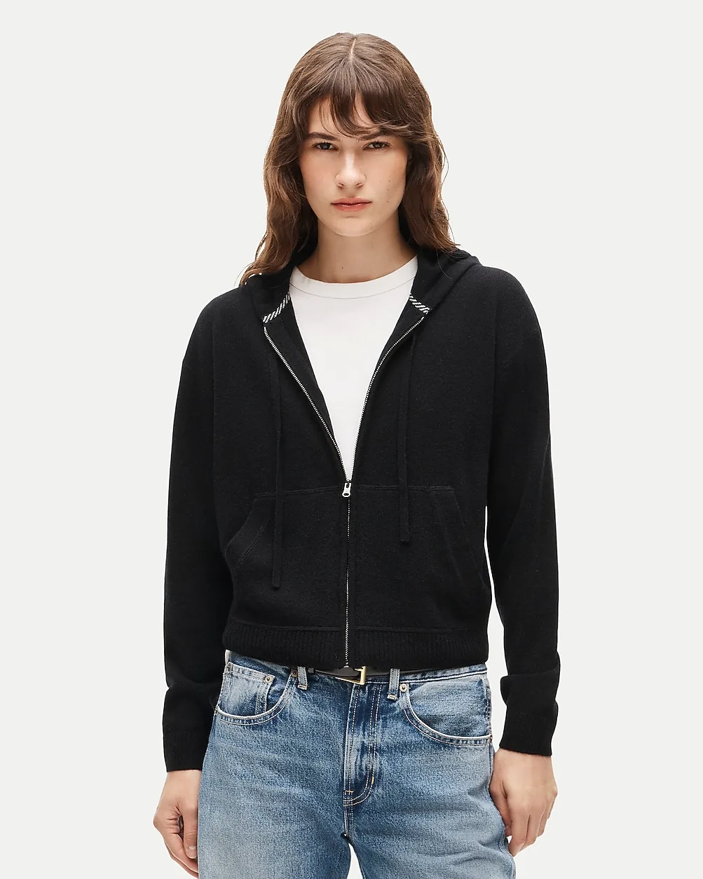 Cashmere Full-Zip Hoodie by J.Crew