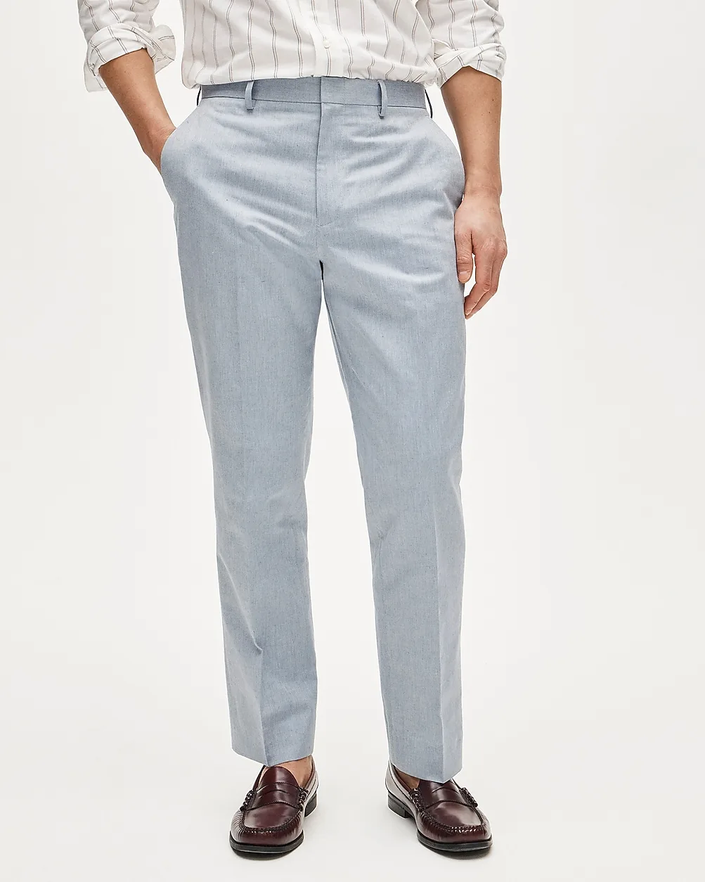 Crosby Classic-Fit Suit Pant in Baird McNutt Irish Cotton-Linen Blend