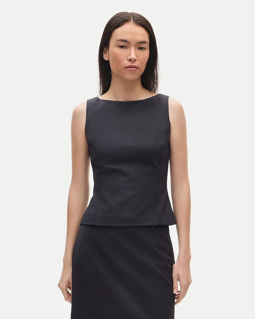 Shell Top in Lightspun Wool Blend by J.Crew