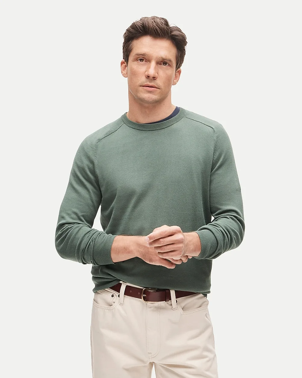 Pima Cotton Crewneck Sweater