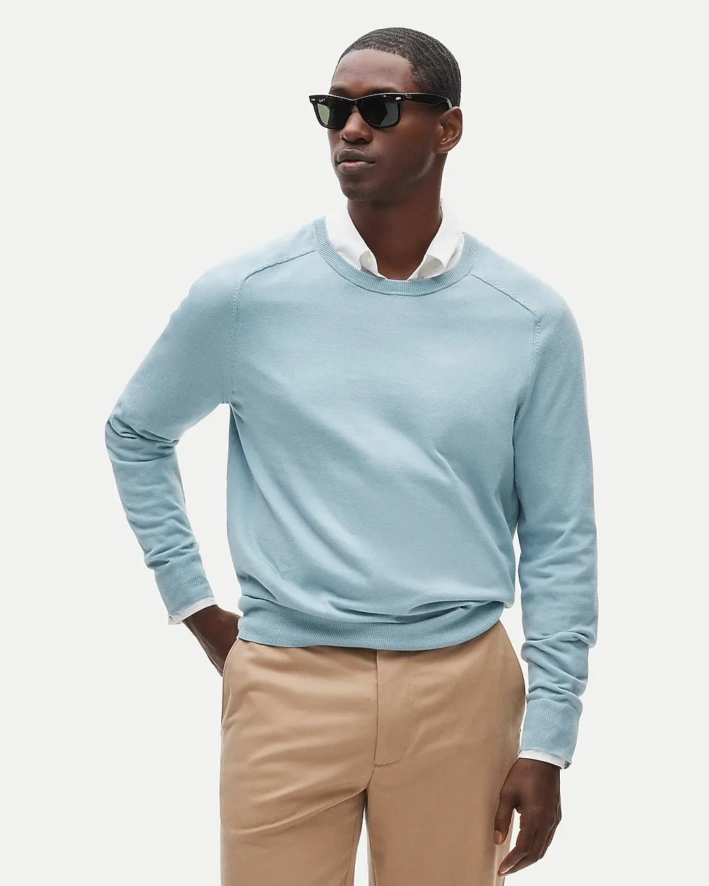 Pima Cotton Crewneck Sweater by J.Crew