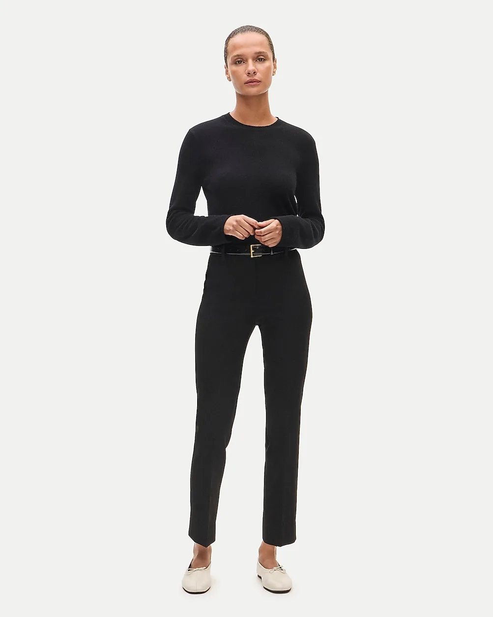 Café Pant in Four-Season Stretch by J.Crew