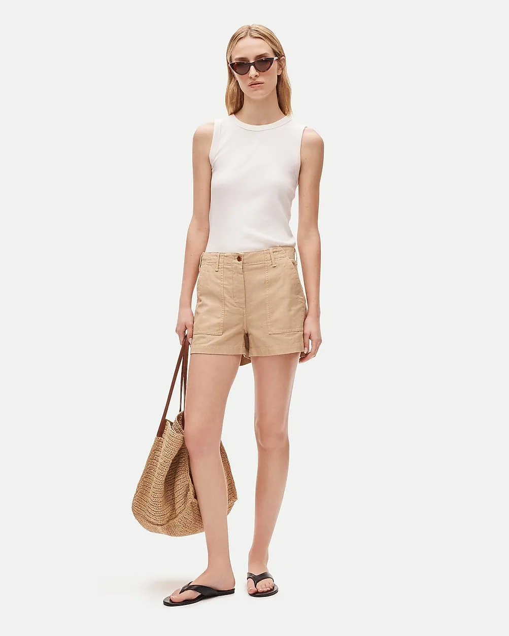 Utility-Pocket Short in Sateen by J.Crew