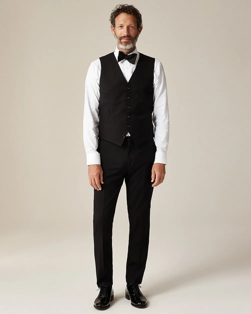 Ludlow Slim-Fit Tuxedo Vest in Italian Wool by J.Crew