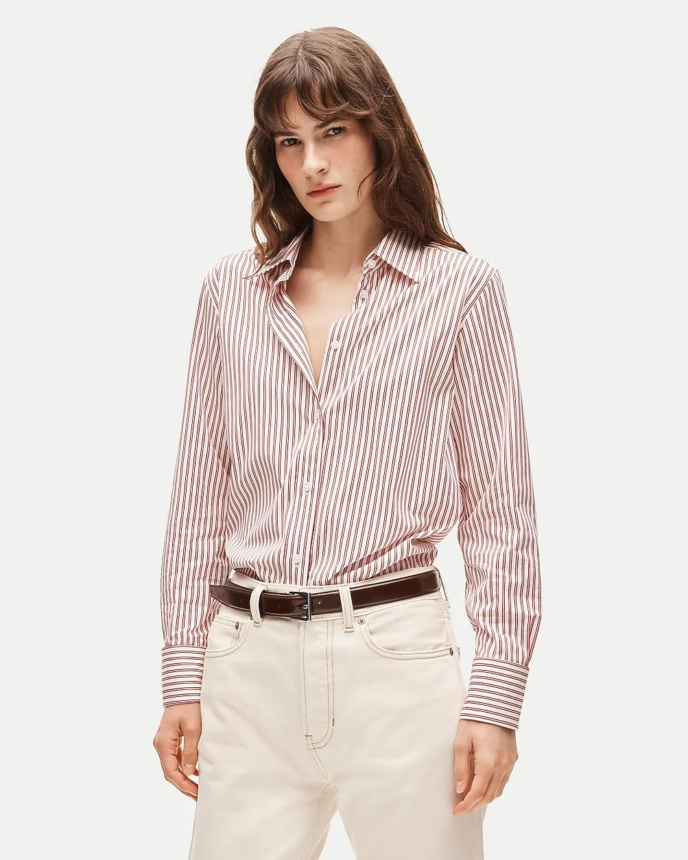 Jules Classic-Fit Button-Up Shirt in Striped Greenwich Poplin by J.Crew