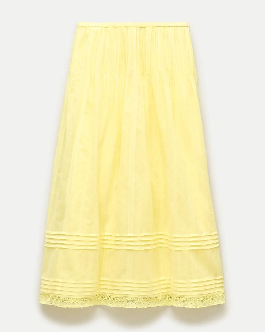 Midi Skirt in Embroidered Dobby by J.Crew