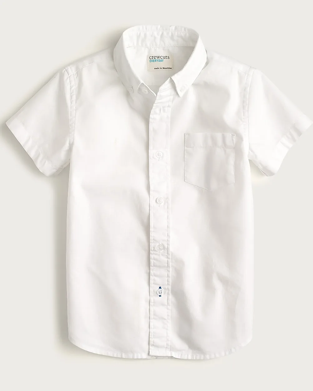 Short-Sleeve Stretch Poplin Button-Down by J.Crew