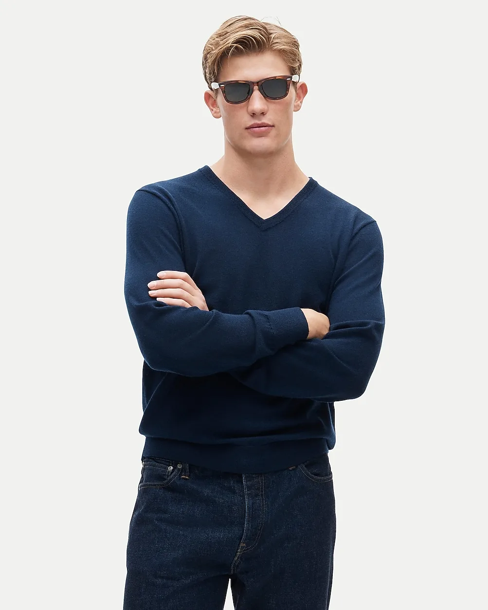 Merino Wool V-Neck Sweater by J.Crew
