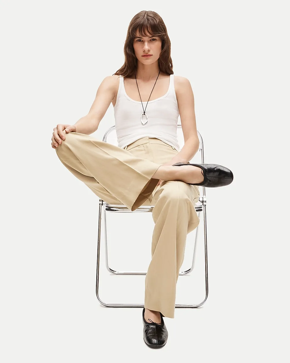 Verona Ballet Flats in Italian Leather by J.Crew