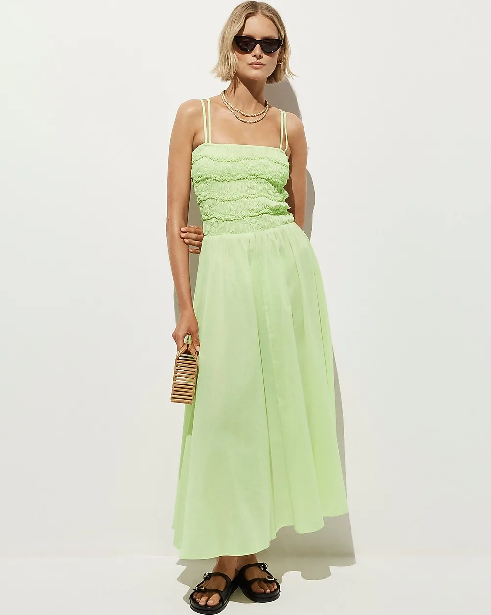 Wave Maxi Dress in Cotton Voile by J.Crew