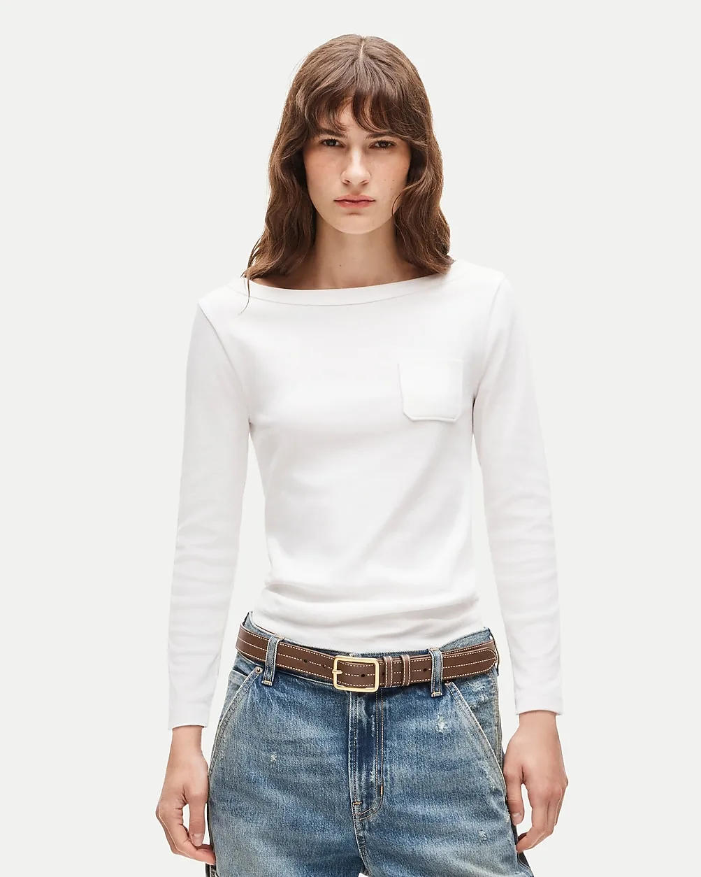 Perfect-Fit Three-Quarter Sleeve T-Shirt by J.Crew