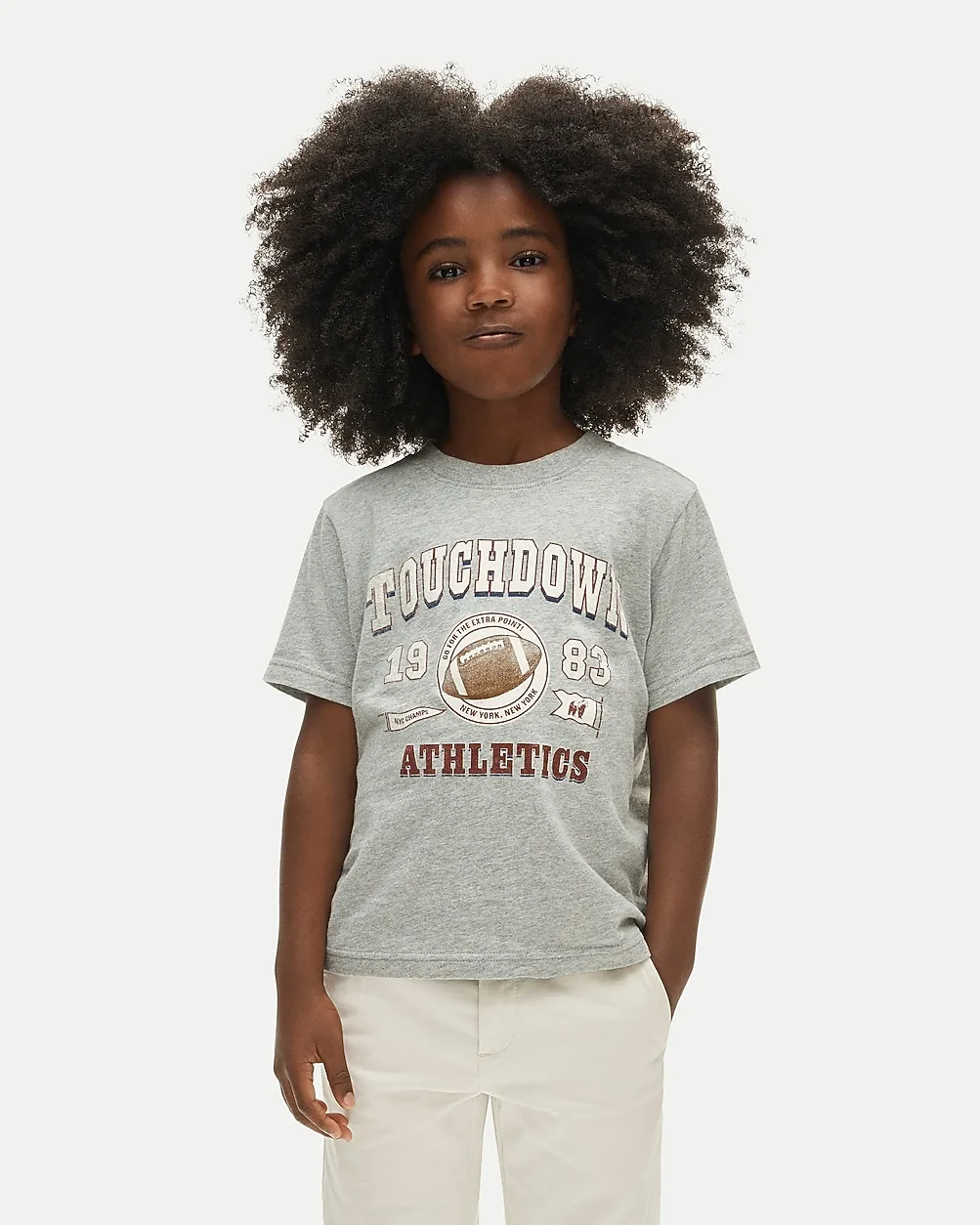 Short-Sleeve Touchdown Athletics Graphic T-Shirt by J.Crew