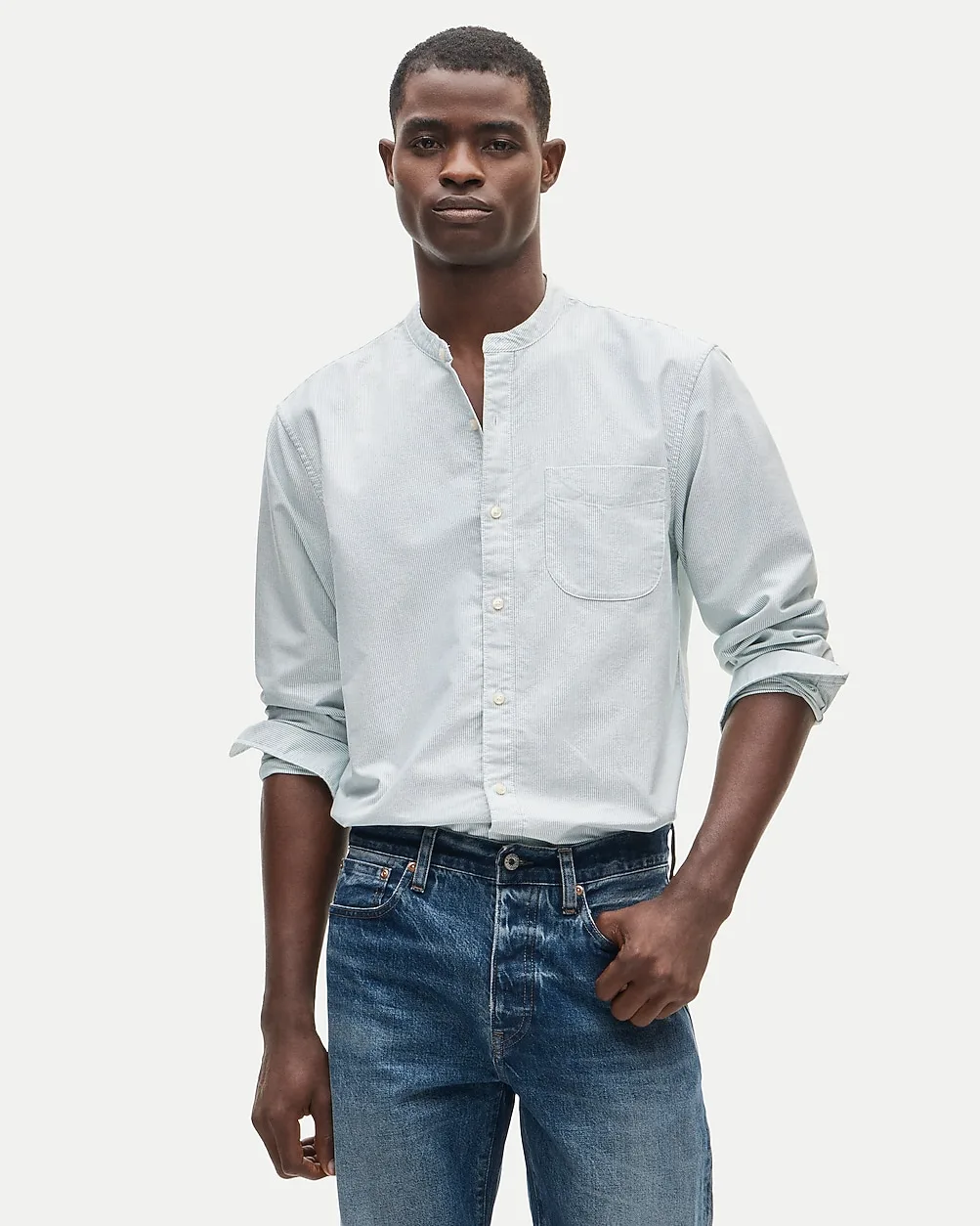 Band-Collar 1983 Oxford Shirt