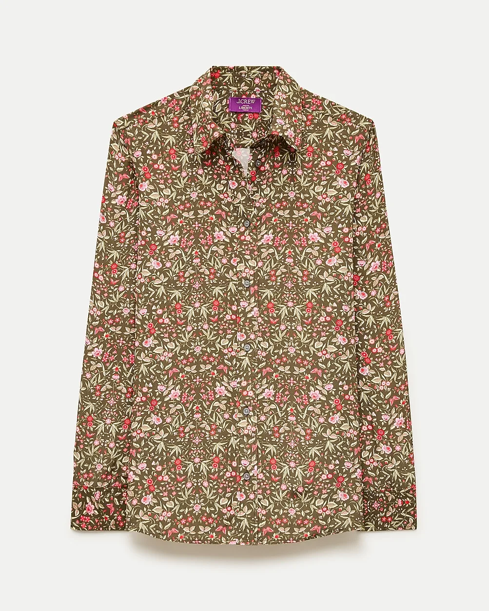 Jules Classic-Fit Button-Up Shirt in Crepe De Chine Liberty® Floral Fabric by J.Crew