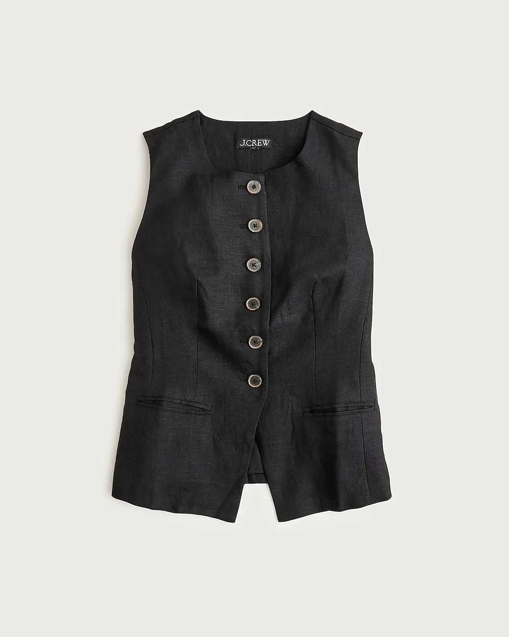Cutaway Vest Top in Linen by J.Crew