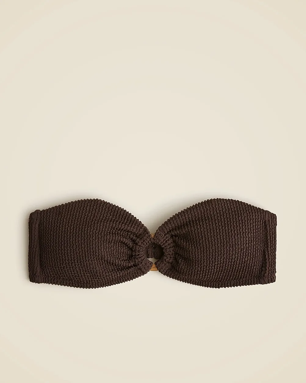 Bandeau Scrunchie Bikini Top with O-Ring