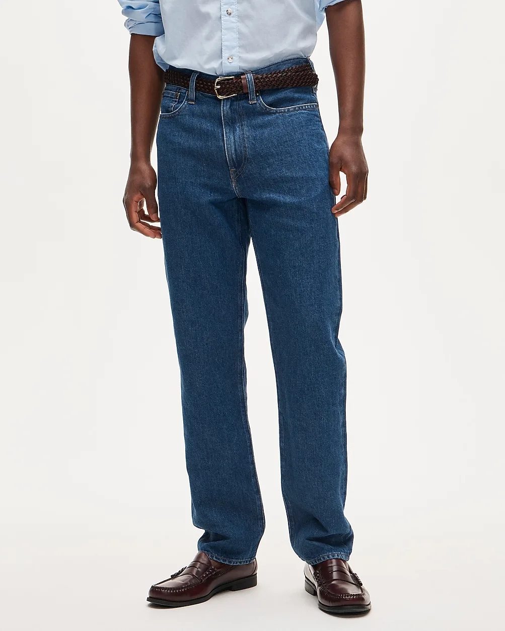 Classic Straight Summerweight Jean in Cotton-Linen Blend by J.Crew