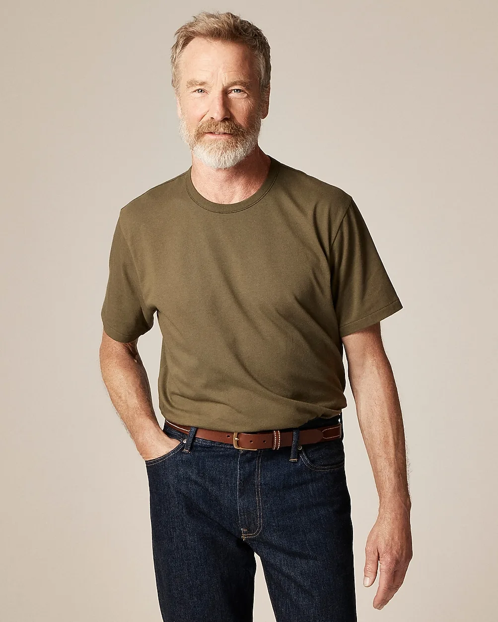Wallace & Barnes Heritage-Weight Cotton T-Shirt by J.Crew