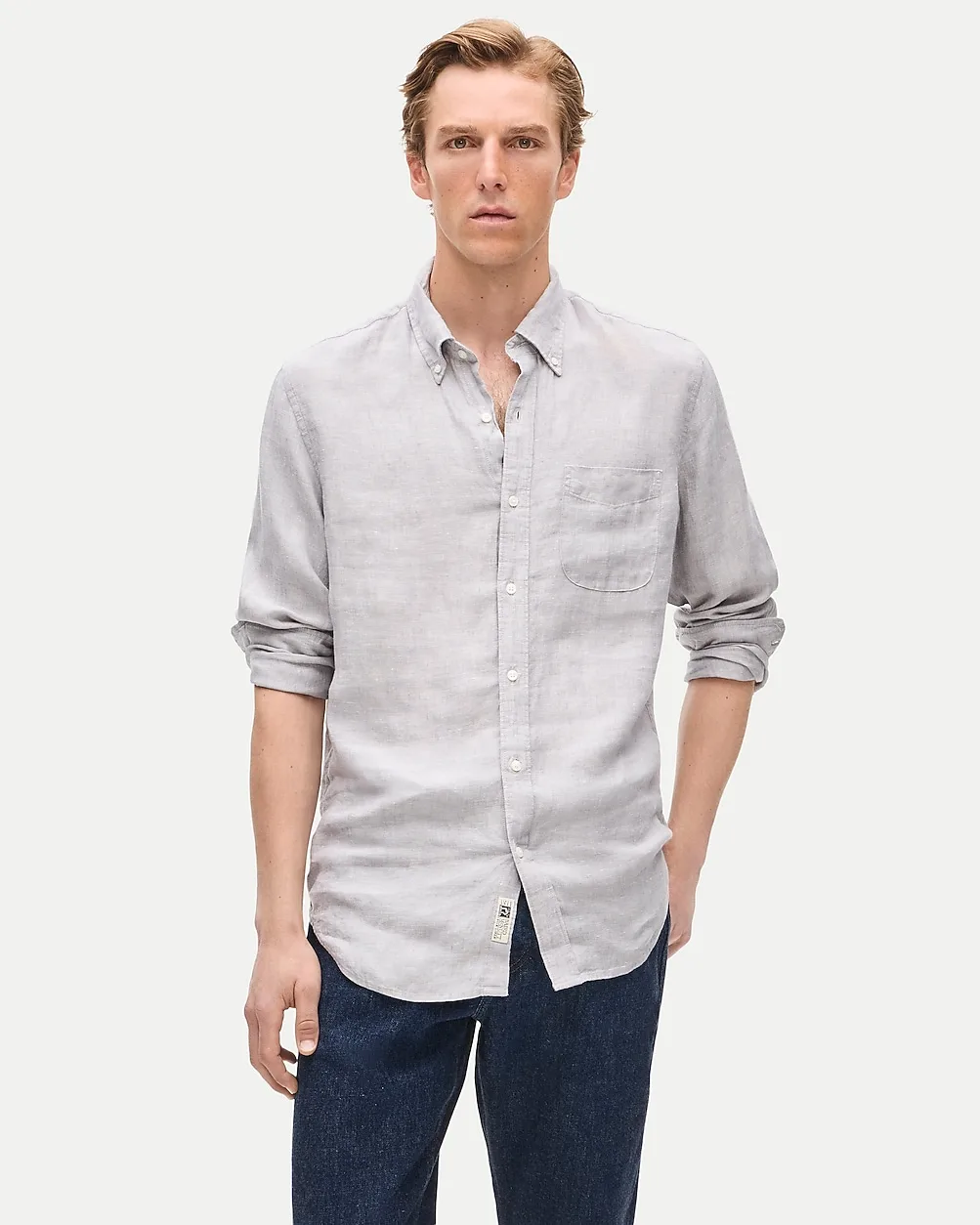 Slim Baird McNutt Irish Linen Shirt by J.Crew