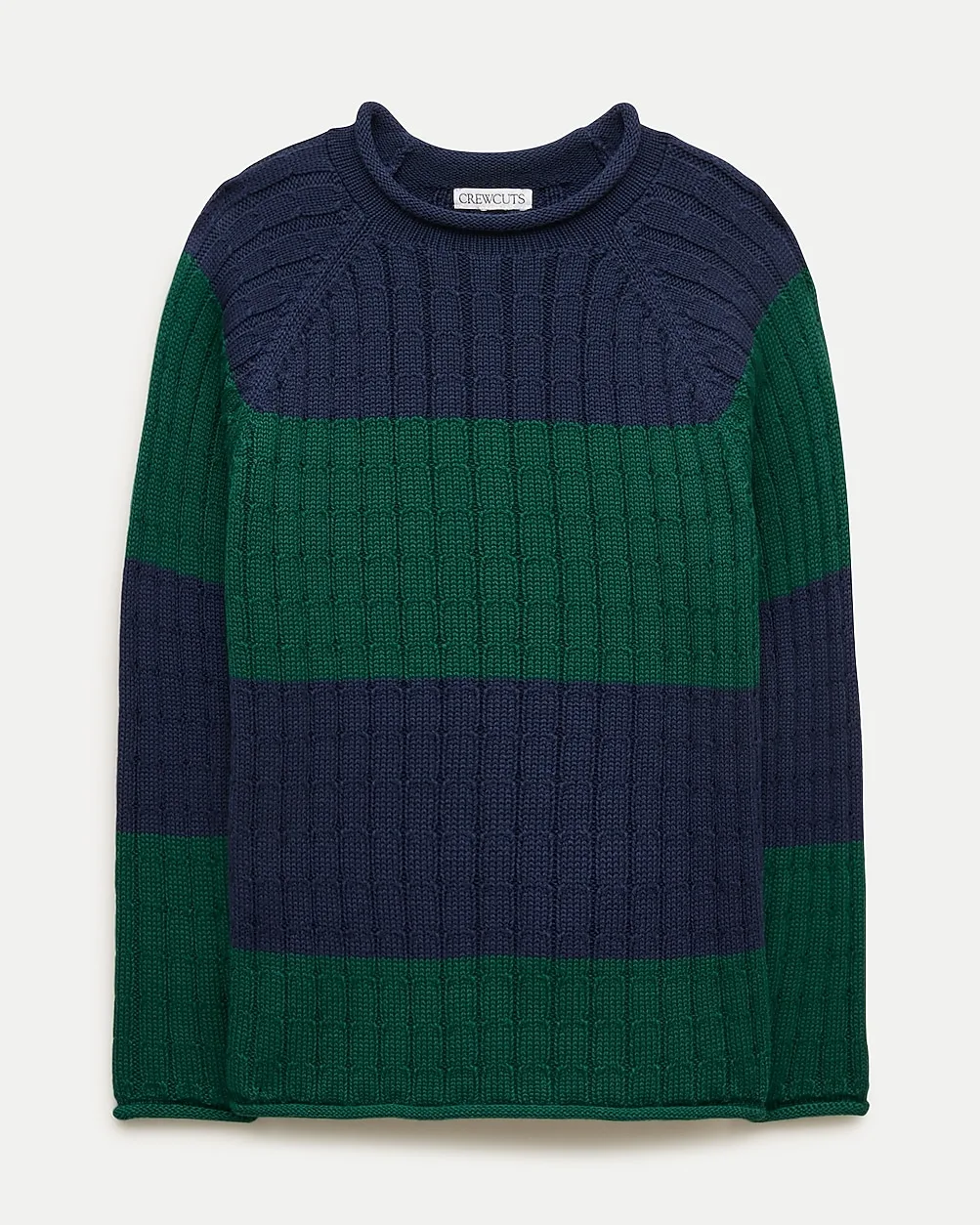 1988 Heritage Cotton Rollneck™ Sweater in Rugby Stripe by J.Crew