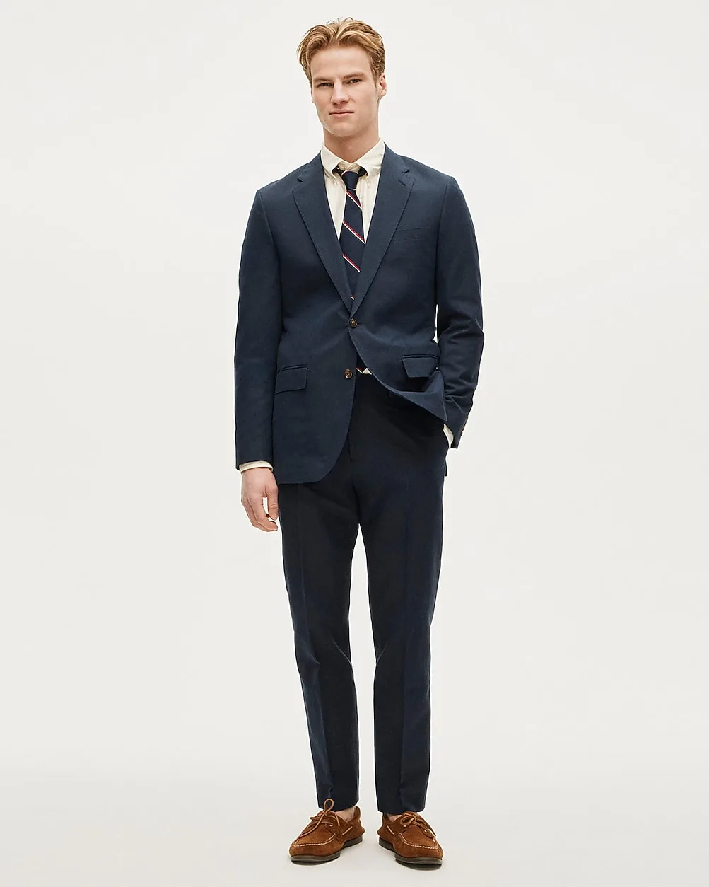 Ludlow Slim-Fit Suit Jacket in Baird McNutt Irish Cotton-Linen Blend