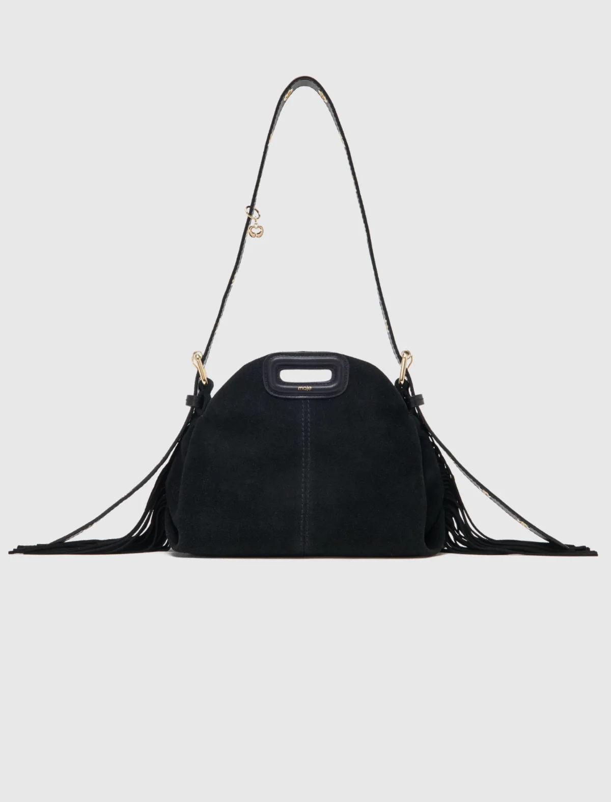 Suede Mini Miss M Bag by Maje