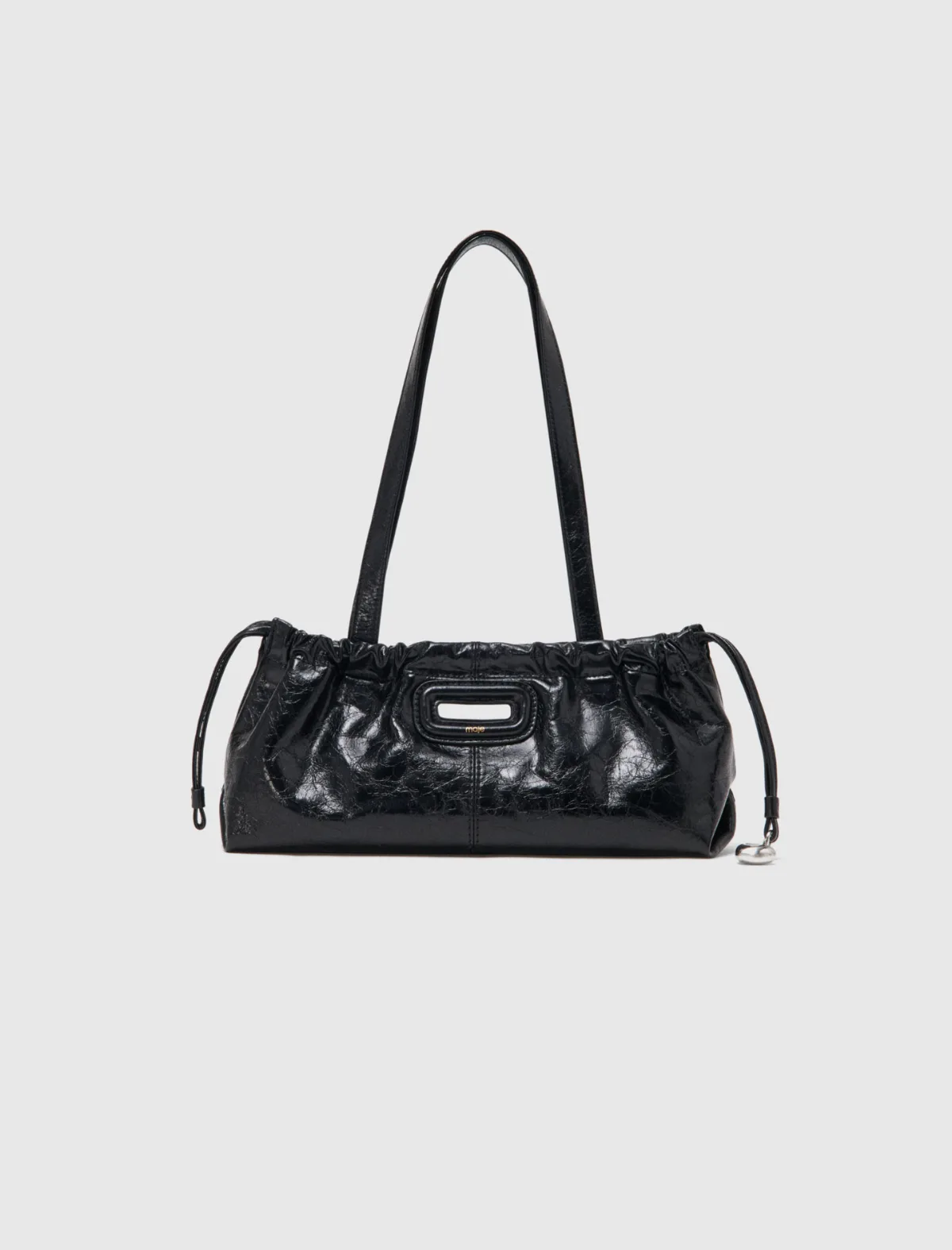 Crackled Leather Milpli Gazette by Maje